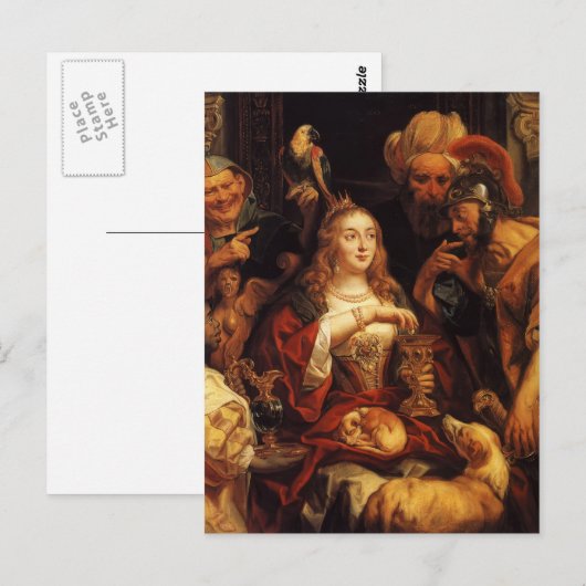 Jacob Jordaens - The Banquet of Cleopatra Briefkaart (Voorkant / Achterkant)