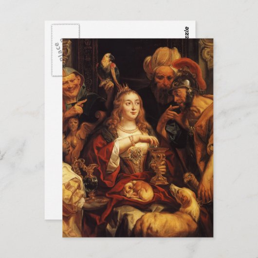 Jacob Jordaens - The Banquet of Cleopatra Briefkaart (Voorkant / Achterkant)