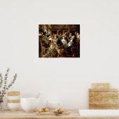 Jacob Jordaens The Feast of the Bean King Poster (Keuken)