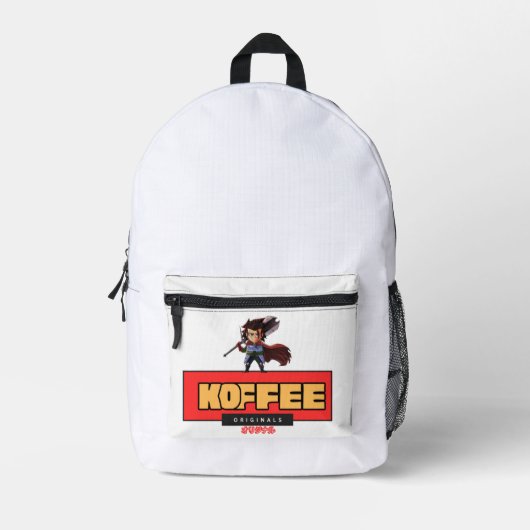 Jacob KO Print Cut Sew Bag Bedrukte Rugzak (Voorkant)