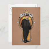 JACOB KOWALSKI™ Art Deco Panel Briefkaart (Voorkant / Achterkant)