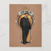 JACOB KOWALSKI™ Art Deco Panel Briefkaart (Voorkant)