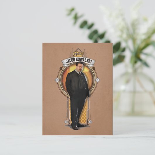 JACOB KOWALSKI™ Art Deco Panel Briefkaart (Staand voorkant)