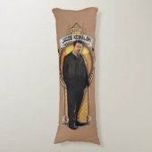 JACOB KOWALSKI™ Art Deco Panel Lichaamskussen (Voorkant Verticaal)