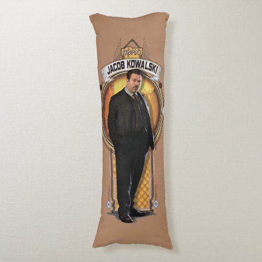 JACOB KOWALSKI™ Art Deco Panel Lichaamskussen (Voorkant Verticaal)