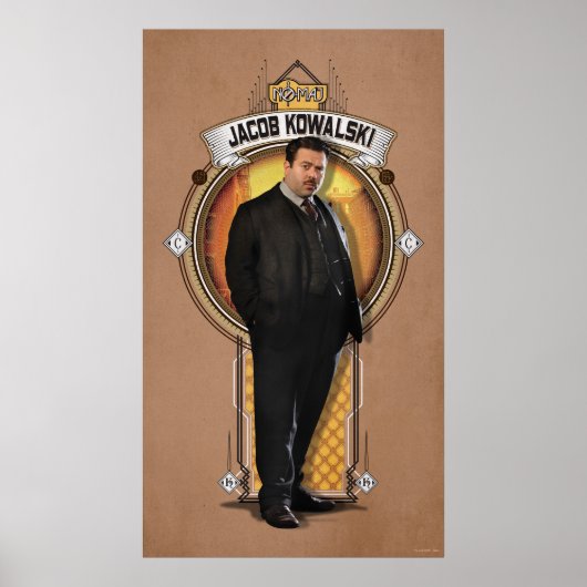 JACOB KOWALSKI™ Art Deco Panel Poster (Voorkant)