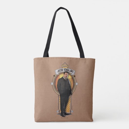 JACOB KOWALSKI™ Art Deco Panel Tote Bag (Achterkant)