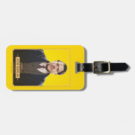 Jacob Kowalski Character Graphic Bagagelabel (Voorkant horizontaal)