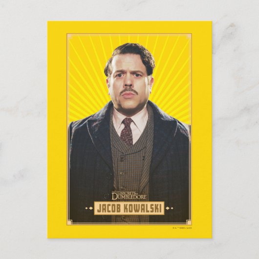 Jacob Kowalski Character Graphic Briefkaart (Voorkant)