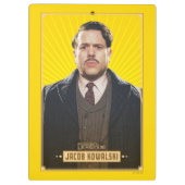 Jacob Kowalski Character Graphic Klembord (Achterkant)