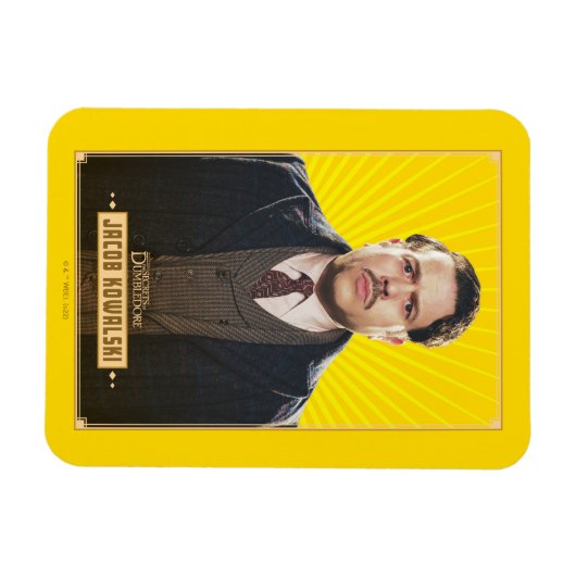 Jacob Kowalski Character Graphic Magneet (Horizontaal)
