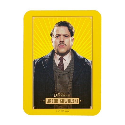 Jacob Kowalski Character Graphic Magneet (Verticaal)
