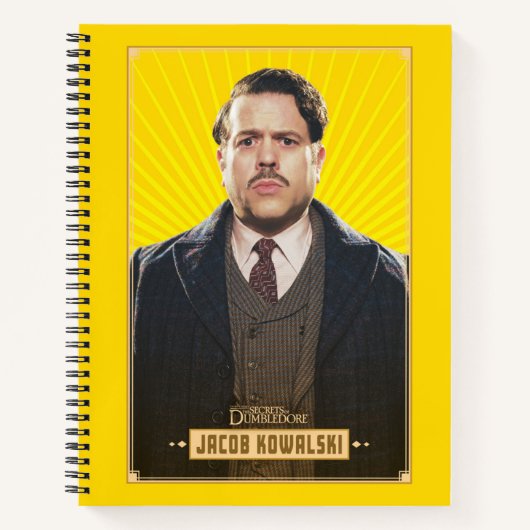 Jacob Kowalski Character Graphic Notitieboek (Voorkant)