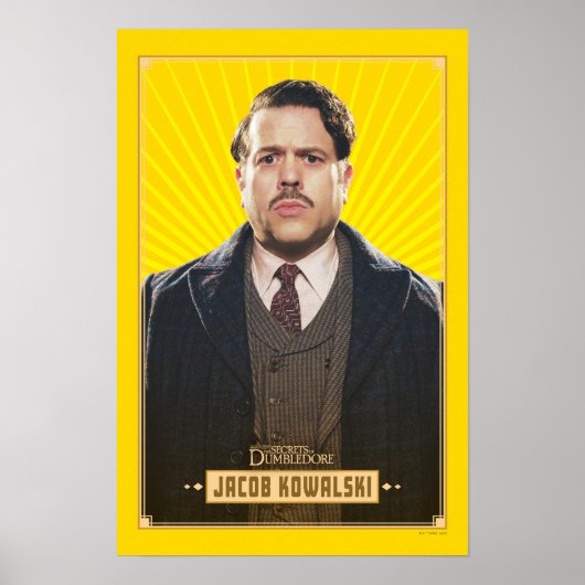 Jacob Kowalski Character Graphic Poster (Voorkant)