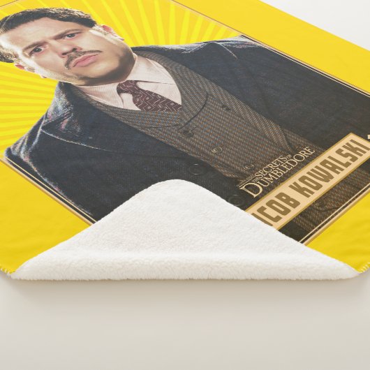 Jacob Kowalski Character Graphic Sherpa Deken (3/4)