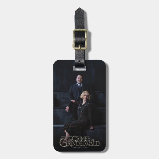 JACOB KOWALSKI™ en QUEENIE GOLDSTEIN™ Photo Bagagelabel (Voorkant verticaal)