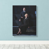 JACOB KOWALSKI™ en QUEENIE GOLDSTEIN™ Photo Canvas Afdruk (Insitu (Houten vloer))