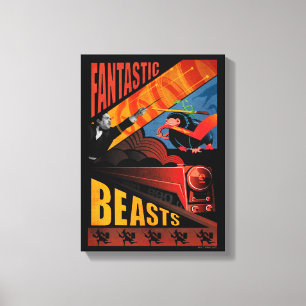 Jacob Kowalski Fantastic Beasts Vintage Poster Canvas Afdruk