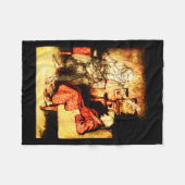 Jacob Marley Ghost Scrooge Bah Humbug Christmas Ca Fleece Deken (Voorkant (Horizontaal))