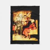 Jacob Marley Ghost Scrooge Bah Humbug Christmas Ca Fleece Deken (Voorkant)