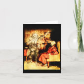Jacob Marley Ghost Scrooge Bah Humbug Christmas Ca Kaart (Voorkant)