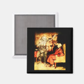 Jacob Marley Ghost Scrooge Bah Humbug Christmas Ca Magneet (Voorkant / Achterkant)