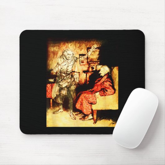 Jacob Marley Ghost Scrooge Bah Humbug Christmas Ca Muismat (Met muis)