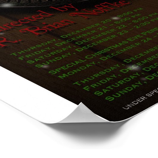 Jacob Marley's Poster van het Show van het kerstar (Hoek)