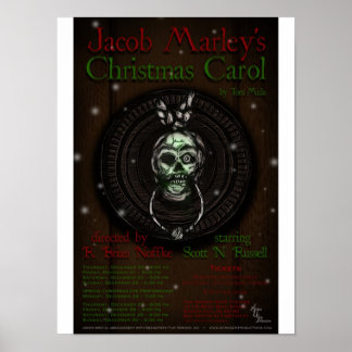 Jacob Marley's Poster van het Show van het kerstar