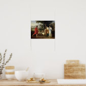 Jacob met de Daughters of Laban, 1787 Poster (Keuken)