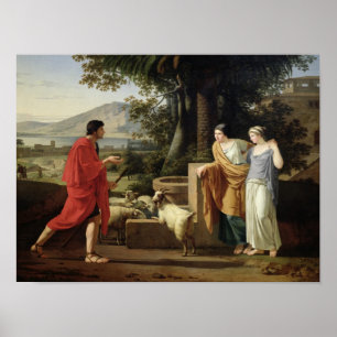 Jacob met de Daughters of Laban, 1787 Poster