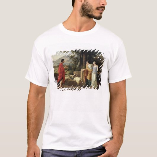 Jacob met de Daughters of Laban, 1787 T-shirt (Voorkant)