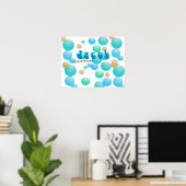 Jacob Musical Name Nursery Room Poster (Thuiskantoor)