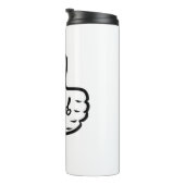 Jacob, naam, cadeau, verjaardag, man, mannen, jong thermosbeker (Geroteerd rechts)