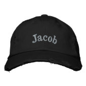 Jacob Naam Geborduurd, Geborduurde Pet (Voorkant)