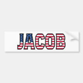 Jacob Name Vorname USA Aufkleber Sticker Auto (Voorkant)