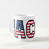Jacob Name Vorname USA styled Tasse Kaffeetasse Koffiemok (Voorkant links)