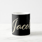 Jacob Name whitegold Tasse Teetasse Kaffeetasse Koffiemok (Center)