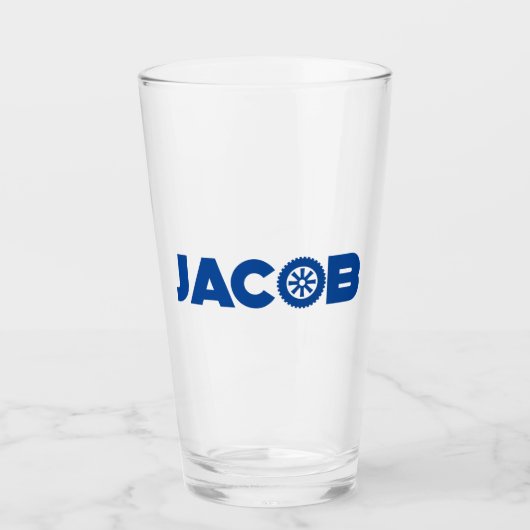 Jacob Petrol Head Glas (Voorkant)