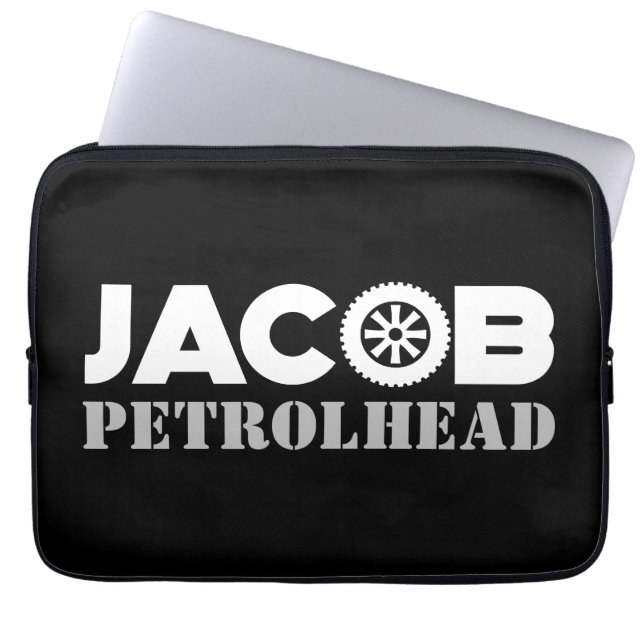 Jacob Petrol Head Laptop Sleeve (Voorkant)
