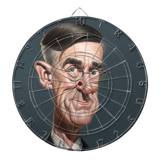 Jacob_Rees-Mogg Dartboard Dartbord (Voorkant)