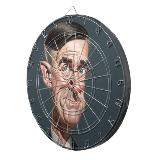 Jacob_Rees-Mogg Dartboard Dartbord (Voorkant Rechts)