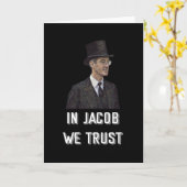 Jacob Rees-Mogg We Trust Kaart (Gele Bloem)
