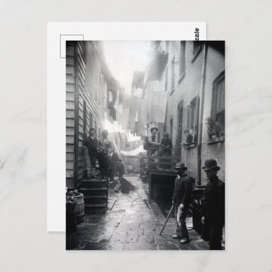 Jacob Riis Bandit's Roost Briefkaart (Voorkant / Achterkant)