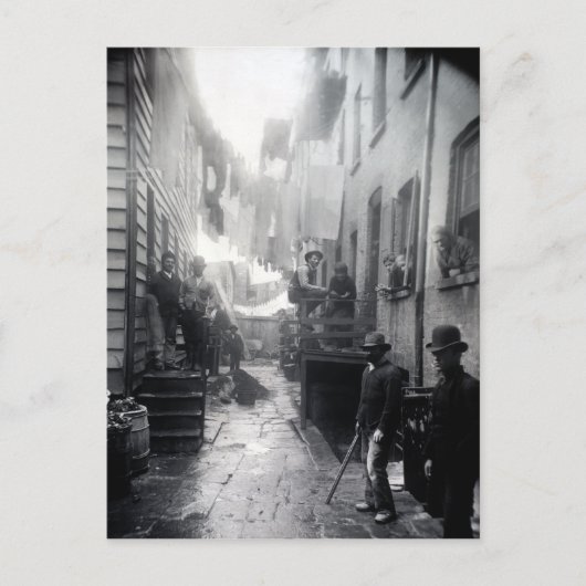 Jacob Riis Bandit's Roost Briefkaart (Voorkant)