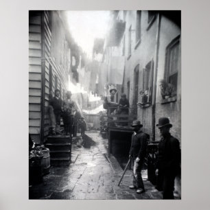 Jacob Riis Bandit's Roost Poster
