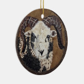 Jacob Sheep Double Sided Ornament (Rechts)