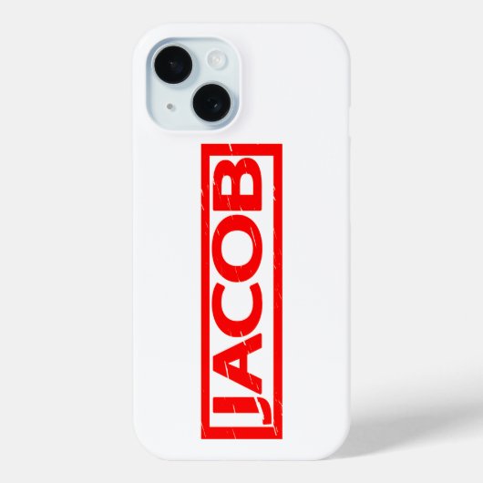 Jacob Stamp Case-Mate iPhone Case (Achterkant)
