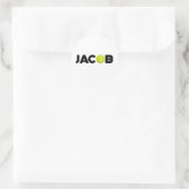 Jacob Tennis Ronde Sticker (Tas)