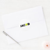 Jacob Tennis Ronde Sticker (Envelop)
